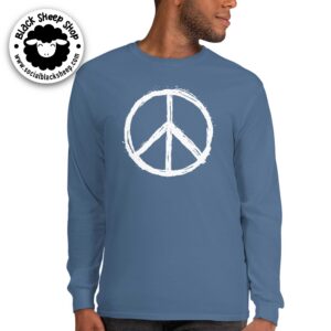 Grunge Peace Sign Long Sleeve