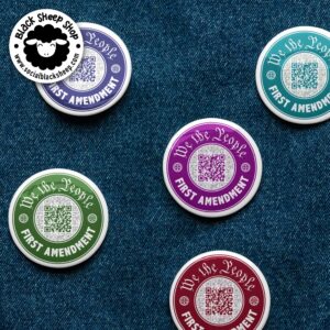 We the People - First Amendment Set of 5 Pin Buttons