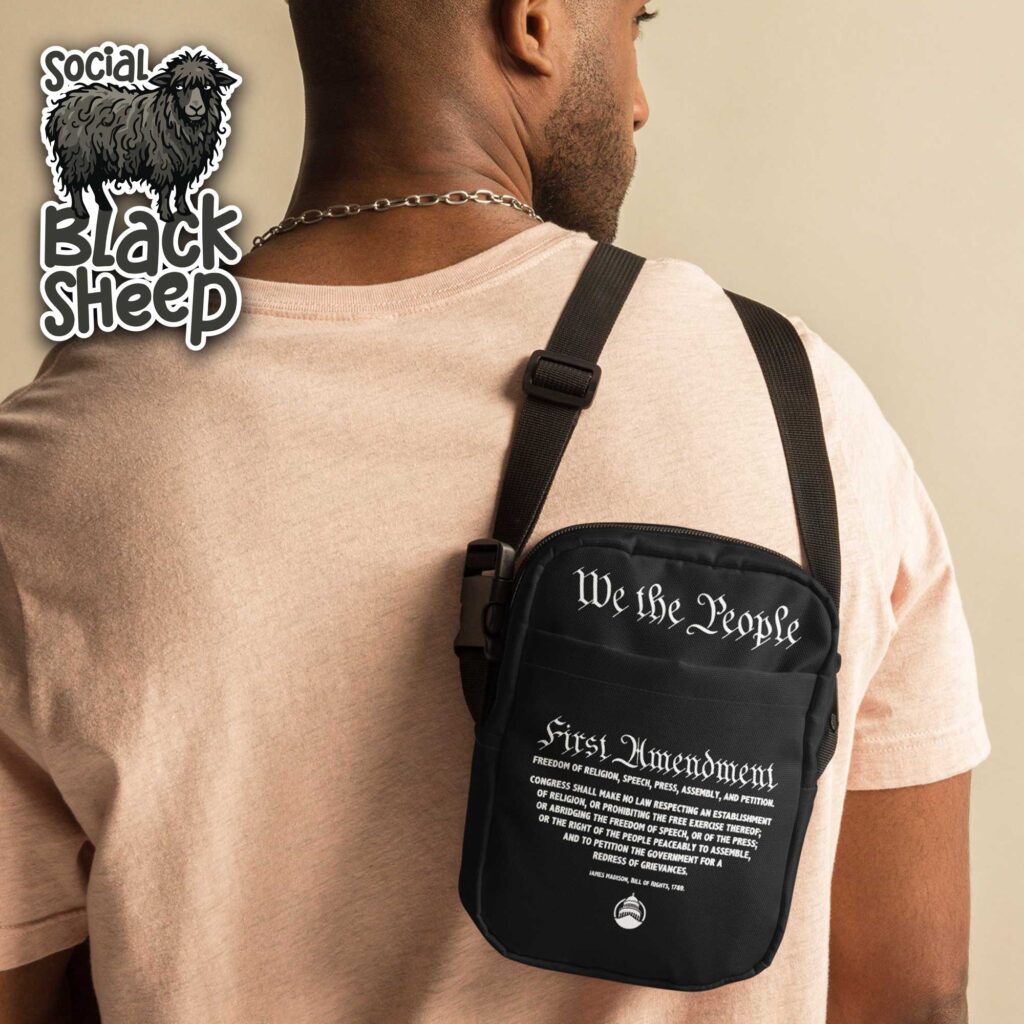 We the People - First Amendment Utility Crossbody Bag